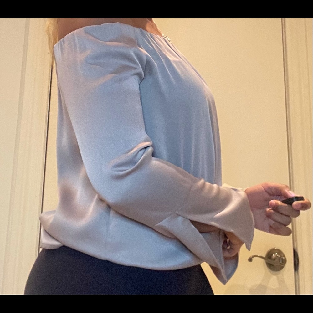 DYNAMITE cute shoulder top